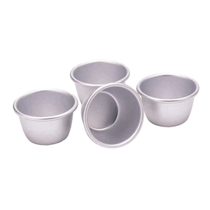 Set of 4 moulds for pudding 7,5 cm/150 ml - by Kitchen Craft
