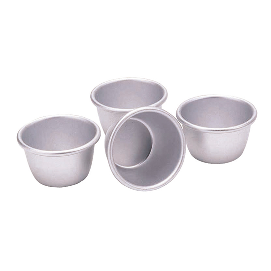 Set of 4 moulds for pudding 7,5 cm/150 ml - Kitchen Craft