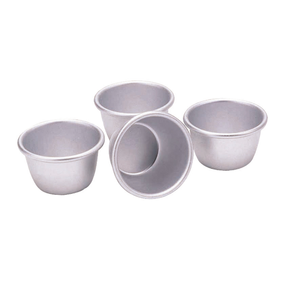 Set med 4 formar för pudding 7,5 cm/150 ml - Kitchen Craft