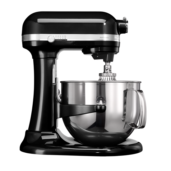 Mixer tal-kċina "Artisan", mudell 7580, 6.9L, Onyx Black - KitchenAid