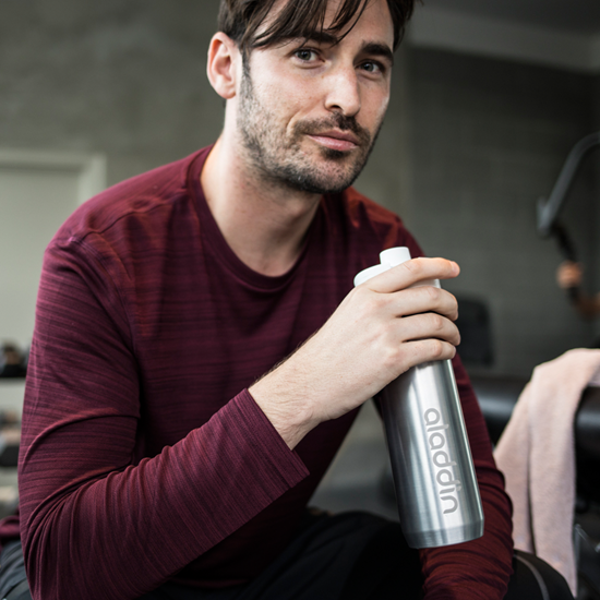 600 ml stainless steel Active Hydration thermo-insulating mug, Red - Aladdin 