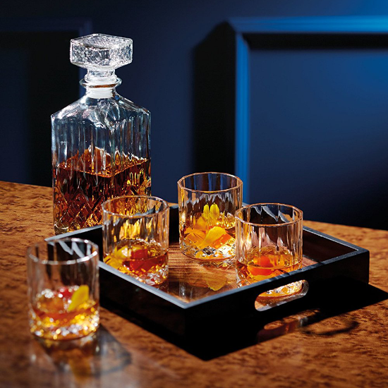 Ensemble de carafe et verres à whisky, 5 pièces, verre - Kitchen Craft