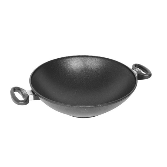 Poêle wok, aluminium, 32 cm, induction - AMT Gastroguss