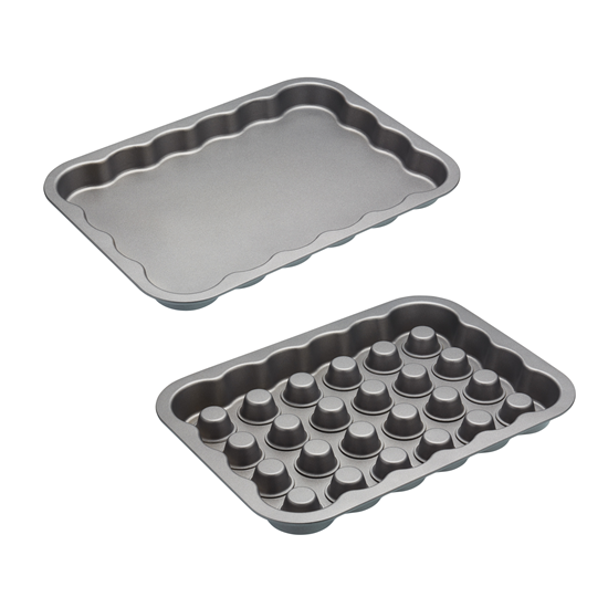 Set de 2 plateaux pour gâteaux fourrés - par Kitchen Craft