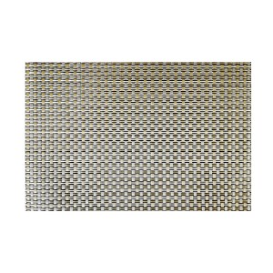 Lot de 4 tapis de table, doré, 45 × 30 cm