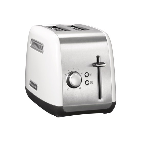 Toaster provided with 2 slots and 5 browning levels, 1100W, <<White>> - KitchenAid