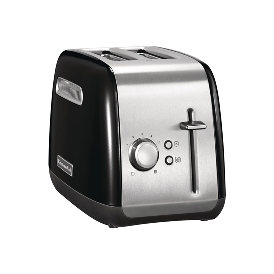 Tostadora provista de 2 ranuras y 5 niveles de dorado, 1100W, Onyx Black - KitchenAid