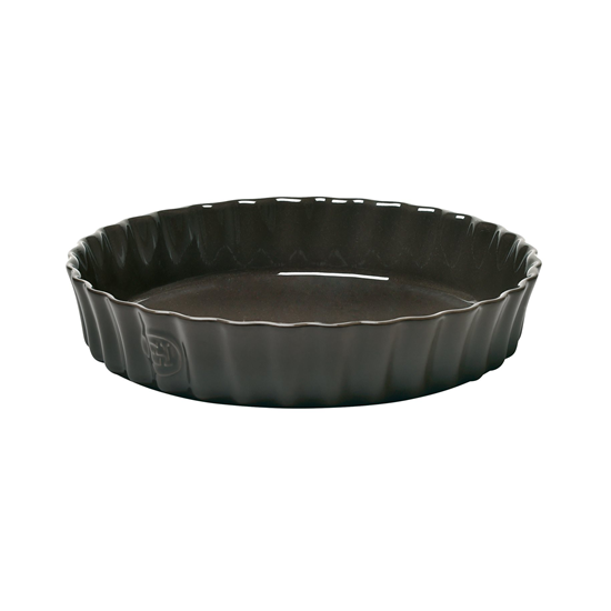 Tart dish, 29 cm/1.98 l, Charcoal - Emile Henry
