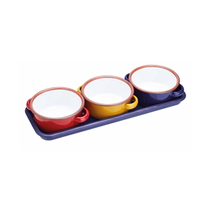 4-piece serving set for sauce - by Kitchen Craft