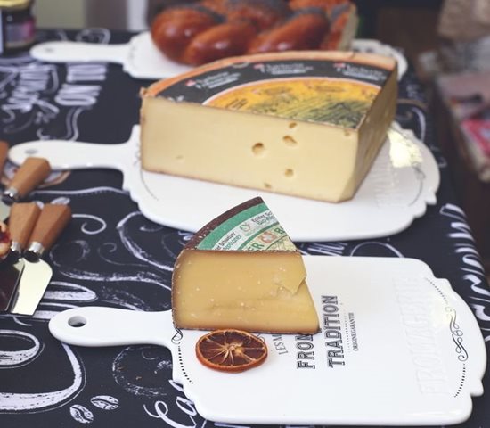 Дъска за сервиране на сирене "Fromages de Tradition", 37 x 25 см - Nuova R2S