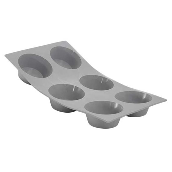 Silikoneform til 6 muffins, 30 x 17,6 cm - mærket "de Buyer"