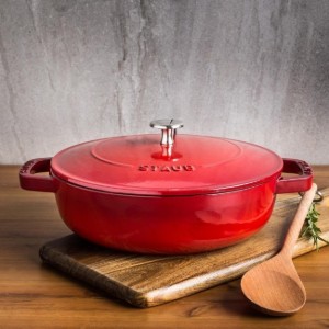 Chistera lonac za kuvanje, liveno gvožđe, 28 cm, Cherry - Staub