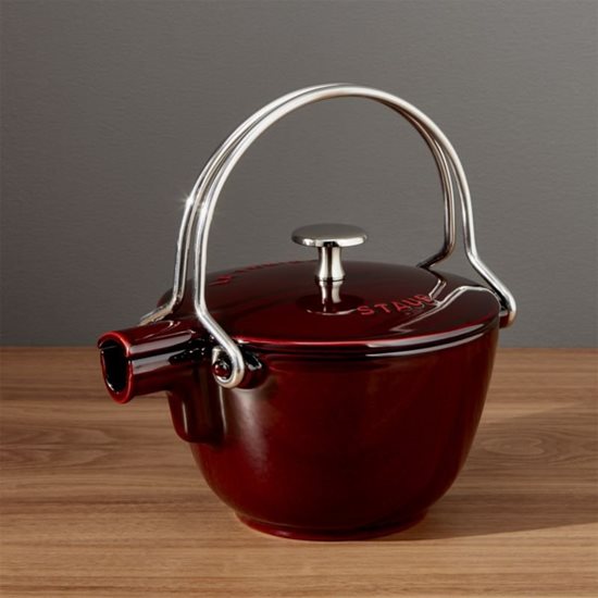 Cast iron tea kettle, 16,5 cm/1.15L, Grenadine - Staub 