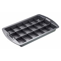 Tray for cakes, with 18 compartments and removable base, 33 x 23 cm - by Kitchen Craft