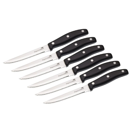 Комплект ножове за пържоли, 6 части, неръждаема стомана - Kitchen Craft