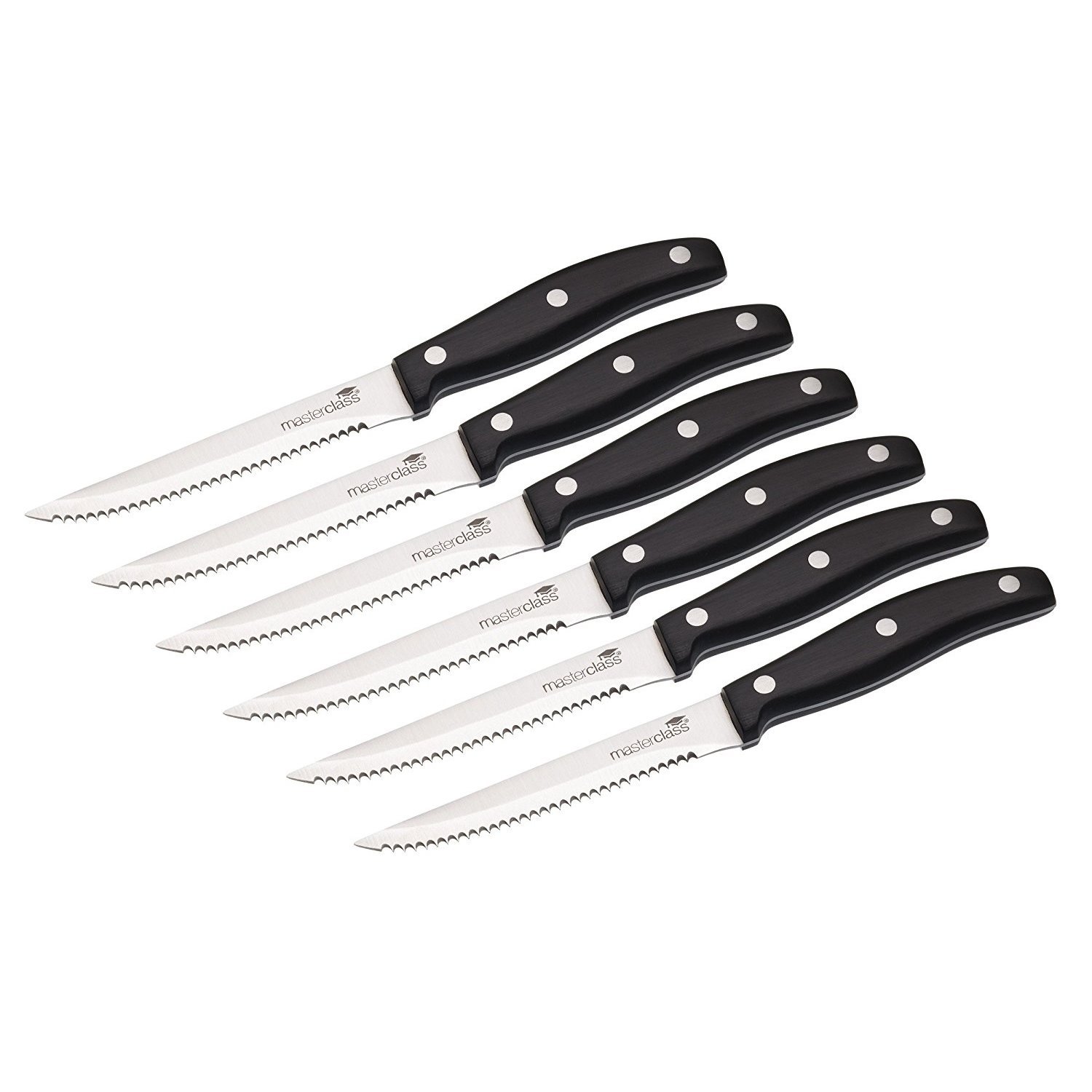 Sæt bøfknive, 6-delt, rustfrit stål - Kitchen Craft | KitchenShop
