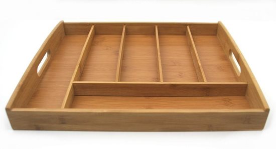 Organizer per cassetti, 38 x 32 cm, legno di bambù - Kesper