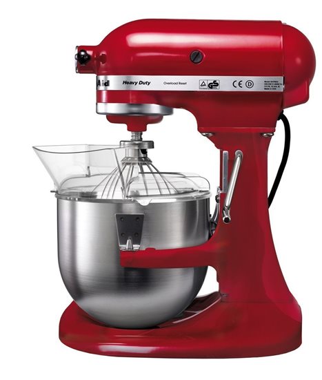 Професионален "Heavy Duty" миксер, 4,8 L, цвят "Empire Red" - марка KitchenAid