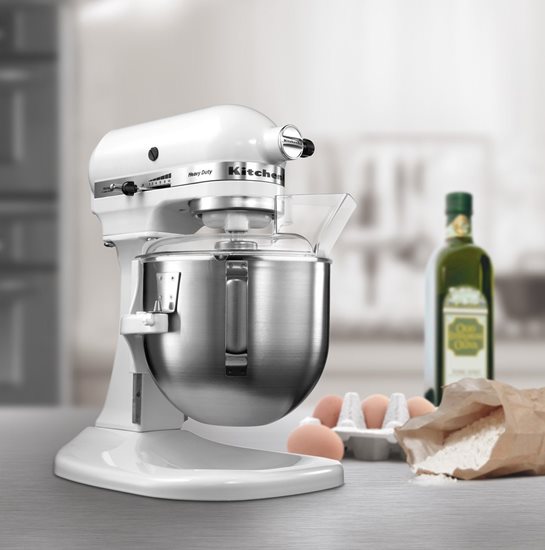 Professional "Heavy Duty" Mixer,  4.8 L, White color - KitchenAid brand