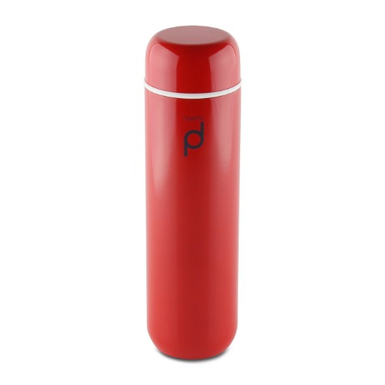 Garrafa de isolante térmica "DrinkPod" feita de aço inoxidável, 300 ml, Vermelho - Grunwerg