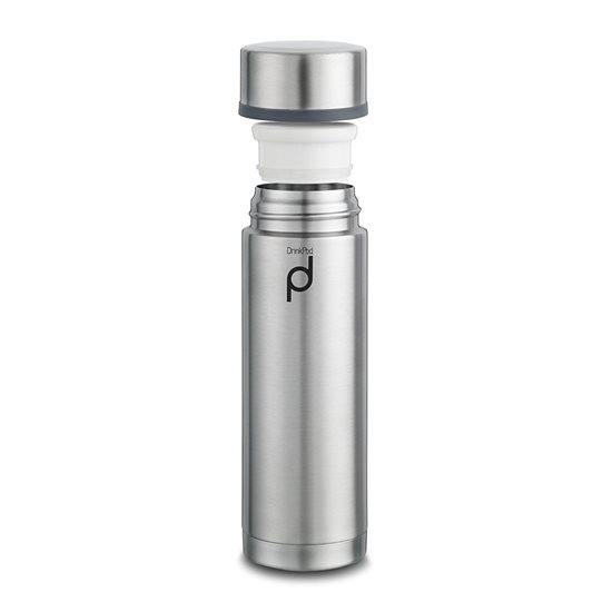 Flacone termoisolante "DrinkPod" in acciaio inox, 350 ml, colore Argento - Grunwerg