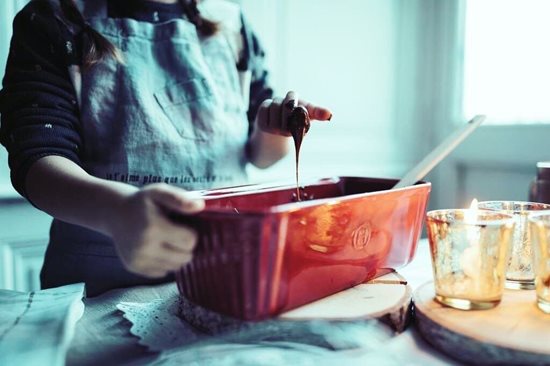 Loaf baking dish, ceramic, 31.5x13.5cm, Burgundy - Emile Henry