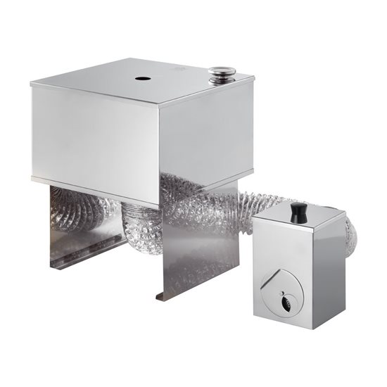 Stainless steel smokehouse, 31 x 31 cm - de Buyer