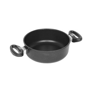 Deep frying pan, aluminum, 20 cm, height 8 cm - AMT Gastroguss