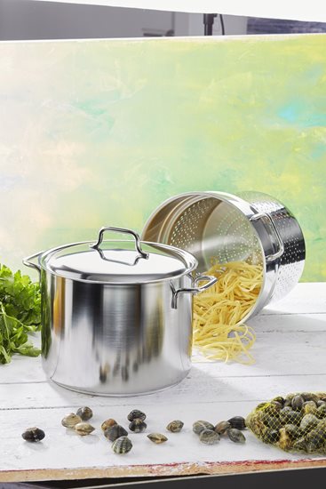 Cooking pot with lid, 20 cm / 5 l "Apollo", stainless steel - Demeyere