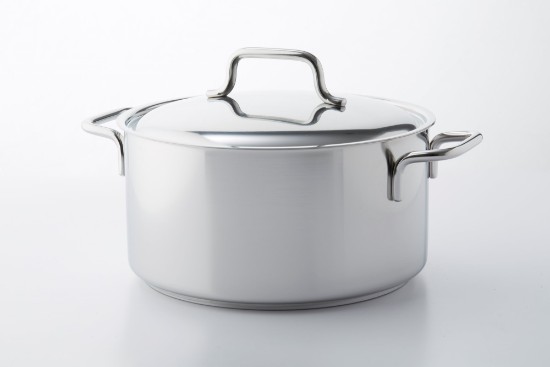 Saucepan with lid, 24 cm / 5.2 l "Apollo", stainless steel - Demeyere