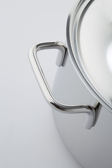 Kastrull med lock, 22 cm / 4 l "Apollo", rostfritt stål - Demeyere