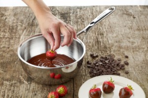 Padella conica, per cuocere in padella, 7 veli, 20 cm/2 l, gamma Atlantis, acciaio inox - Demeyere