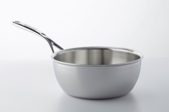 Poêle conique, pour cuisson sauté, 7 couches, 24 cm/3,3 l, gamme Atlantis, inox - Demeyere