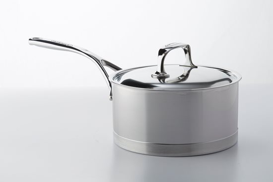 Saucepan with lid, 18 cm / 2.2 l, Atlantis range, stainless steel - Demeyere