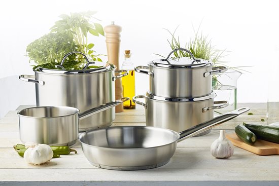 Cooking pot with lid, 24 cm/7 l "Resto", stainless steel - Demeyere