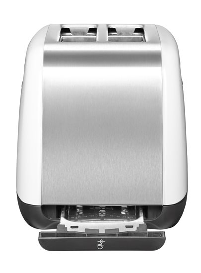 Toaster provided with 2 slots and 5 browning levels, 1100W, <<White>> - KitchenAid