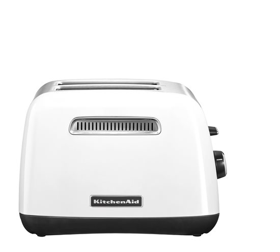 Tostadora provista de 2 ranuras y 5 niveles de dorado, 1100W,  White - KitchenAid