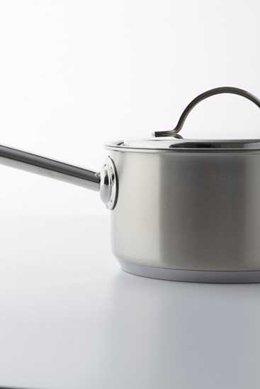 Milk pan with lid, 14 cm /1 l "Resto", stainless steel - Demeyere