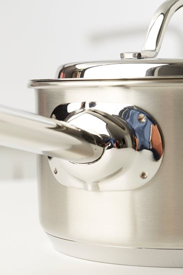 Saucepan with lid, 14 cm / 1 l "Resto", stainless steel - Demeyere