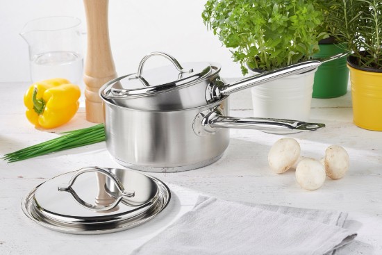 Saucepan with lid, 20 cm / 3 l "Resto", stainless steel - Demeyere