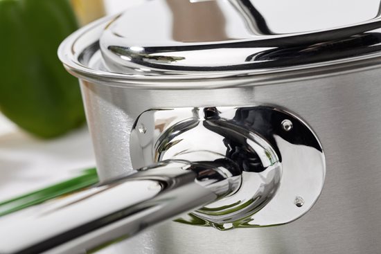 Saucepan with lid, 18 cm / 2.2 l "Resto", stainless steel - Demeyere