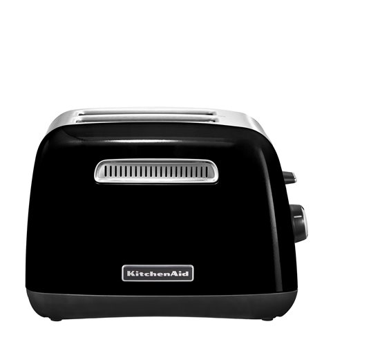 Toaster provided with 2 slots and 5 browning levels, 1100W, Onyx Black - KitchenAid