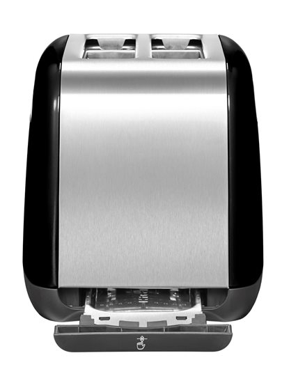 Toaster provided with 2 slots and 5 browning levels, 1100W, Onyx Black - KitchenAid