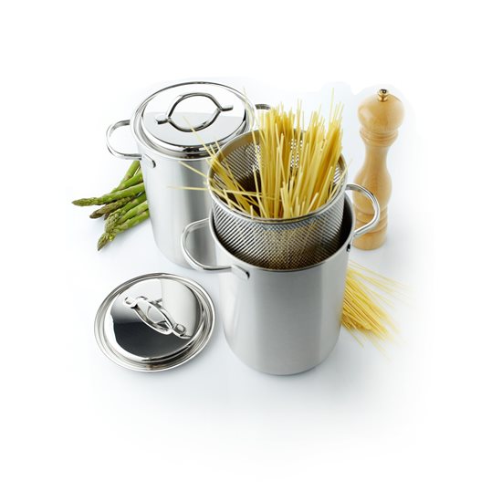 Gryde til kogende grøntsager/pasta, 16 cm/4,5 l, fra Specialties sortiment, rustfrit stål - Demeyere 