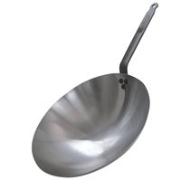 "CARBONE PLUS" wok pan, 35 cm, carbon steel - "de Buyer" brand