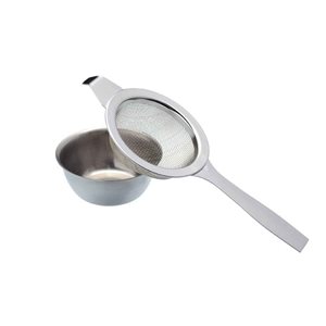 LE'XPRESS strainer for tea, with holder, stainless steel - Kitchen Craft