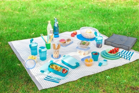 Maisto indas su stalo įrankių rinkiniu, plastikinis, Mėlyna - Curver
