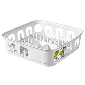 Dish drying rack, 40 x 40 x 11 cm, White - Curver