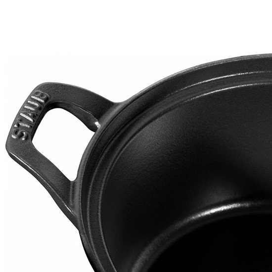 Dökme demirden yapılmış Cocotte pişirme kabı 20 cm/2.45 l "La Coquette", Black - Staub