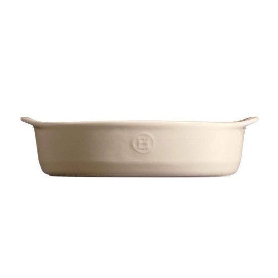 Oval ceramic baking dish, 27.5 x 17.5 cm/1.3 l, Clay - Emile Henry